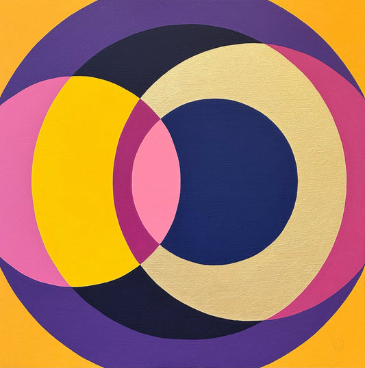 Harmony in Diversity, 2024, acrylic painting, 60 x 60 cm. / 23.6 x 23.6 in.