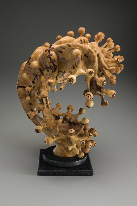 Acer Surgo, 2012, wood, 38 x 29 x 28 in. / 96.52 x 73.66 x 71.12 cm.
