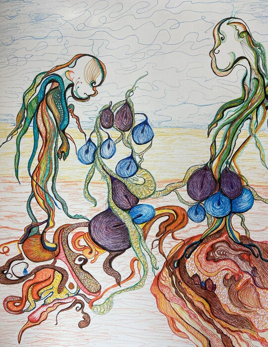 Potatoe Farmers, 2023, archival inks, 20 x 16 in. / 50.8 x 40.64 cm.