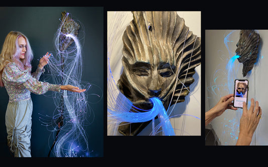 Oral Fixation, 2022, mixed media, 56 x 18 in. / 142.24 x 45.72 cm.