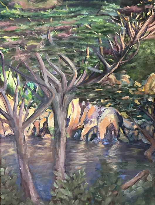 Holding On, 2025, oil on canvas, 24 x 18 in. / 60.96 x 45.72 cm.