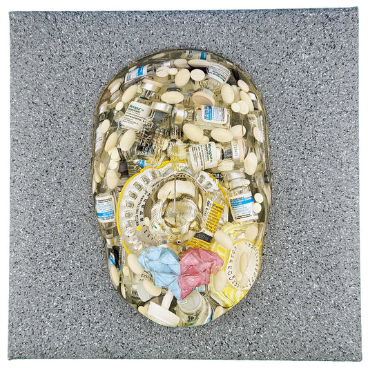 The Silent Warrior, 2022, epoxy resin, 10 x 6 x 10 in. / 25.4 x 15.24 x 25.4 cm.