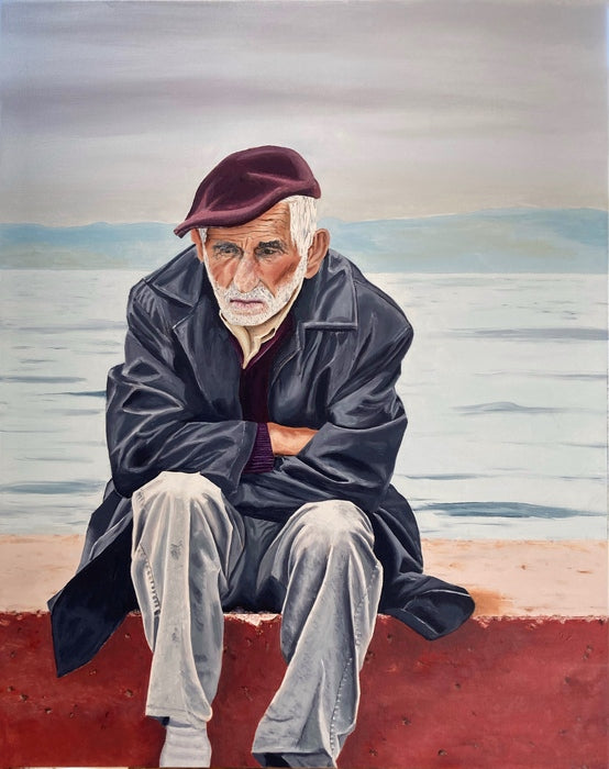 No Way Out, 2023, oil paint, 30 x 24 in. / 76.2 x 60.96 cm.