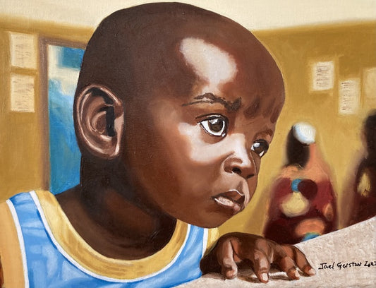 What About Me?, 2023, oil paint, 20 x 16 in. / 50.8 x 40.64 cm.