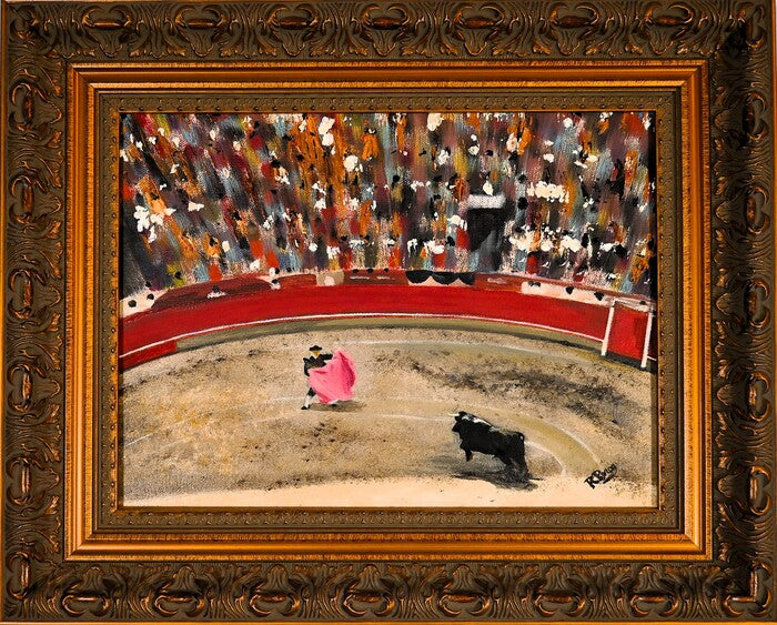 Barcelona, Spain, 2008, oil on canvas, 9 x 12 in. / 22.86 x 30.48 cm.