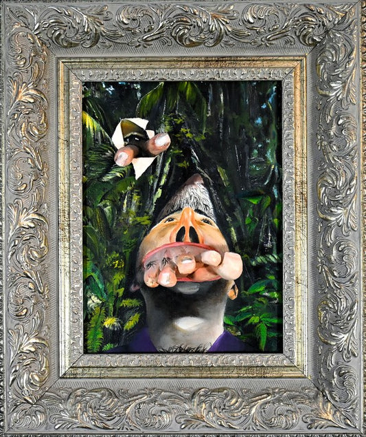 It's a Jungle Out There, 2008, mixed media, 9 x 12 in. / 22.86 x 30.48 cm.