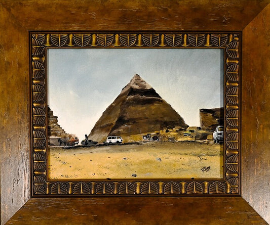 Khafre's Tomb, 2008, oil on canvas, 9 x 12 in. / 22.86 x 30.48 cm.