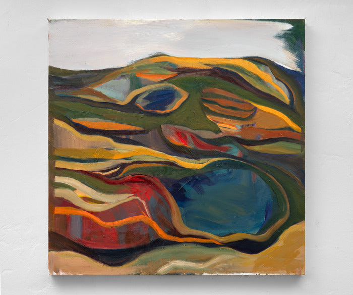 Little Landscape, 2025, oil on canvas, 24 x 24 in. / 60.96 x 60.96 cm.