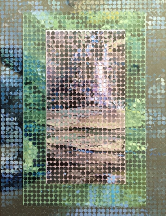 Scott's Run #17.03, 2018, mixed media, 9 x 14 in. / 22.86 x 35.56 cm.