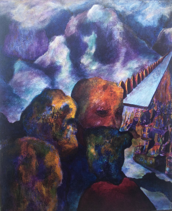 Eternity, 1982, acrylic on canvas, 55 x 44 in. / 140 x 111.76 cm.