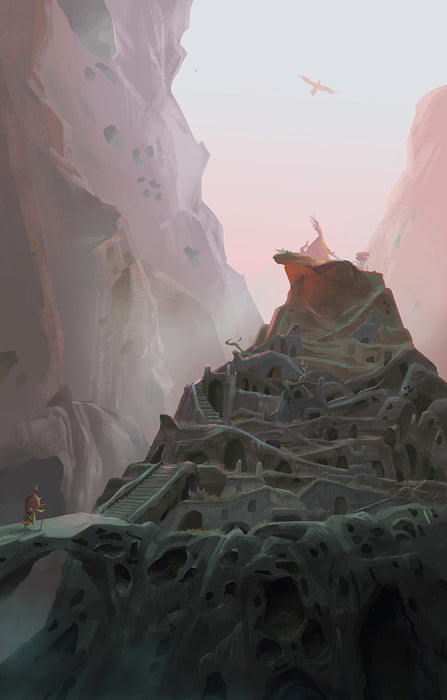 Tirhka, 2025, digital media, 7 x 12 in. / 17.78 x 30.48 cm.