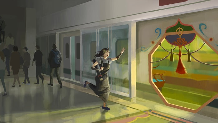 Incident, 2024, digital media, 12 x 6 in. / 30.48 x 15.24 cm.