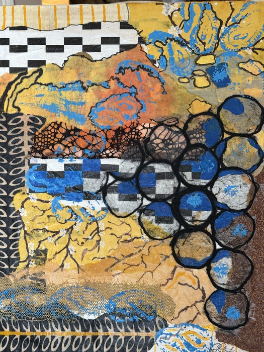 A Point of View, 2026, mixed media, 20 x 16 in. / 50.8 x 40.64 cm.