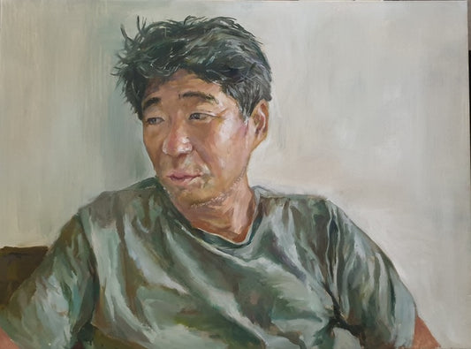Unconditional Love, 2022, oil, 17 x 23 in. / 43.18 x 58.42 cm.