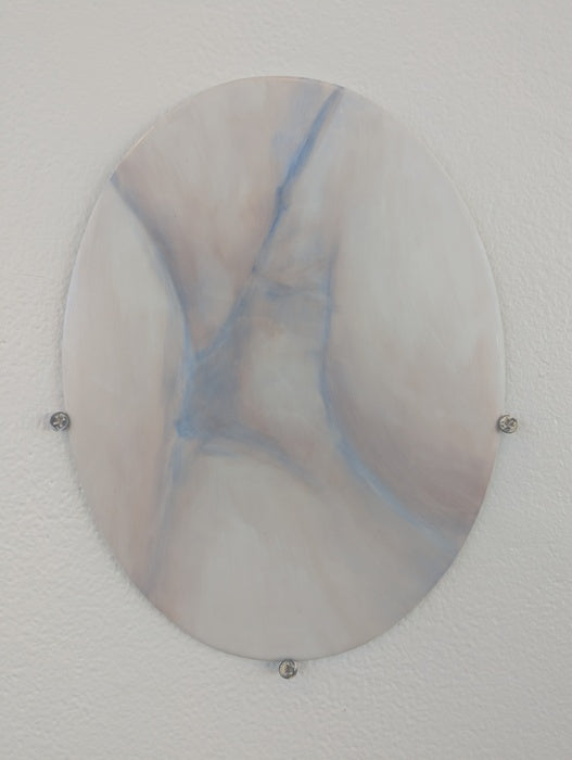 Dawn, 2025, overglaze on porcelain tile, 7.5 x 10 in. / 19.05 x 25.4 cm.
