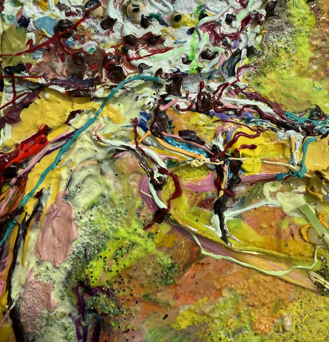 Pierre, 2025, mixed media, 30 x 24 in. / 76.2 x 60.96 cm.