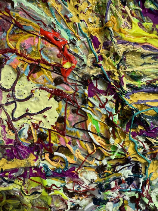 Pierre, 2025, mixed media, 30 x 24 in. / 76.2 x 60.96 cm.