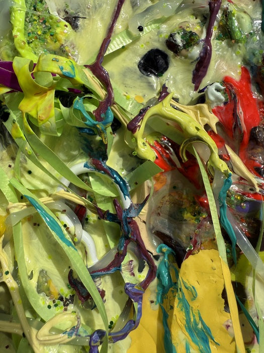 Pierre, 2025, mixed media, 30 x 24 in. / 76.2 x 60.96 cm.