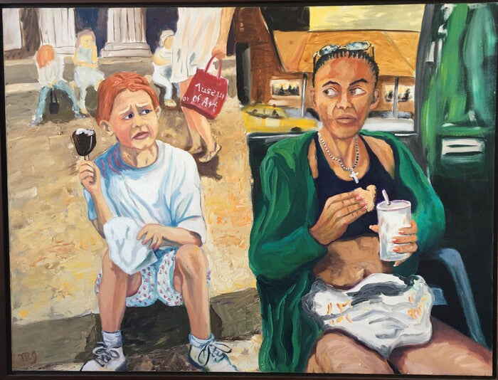 Differences, 1998, oil on linen, 30 x 40 in. / 76.2 x 101.6 cm.