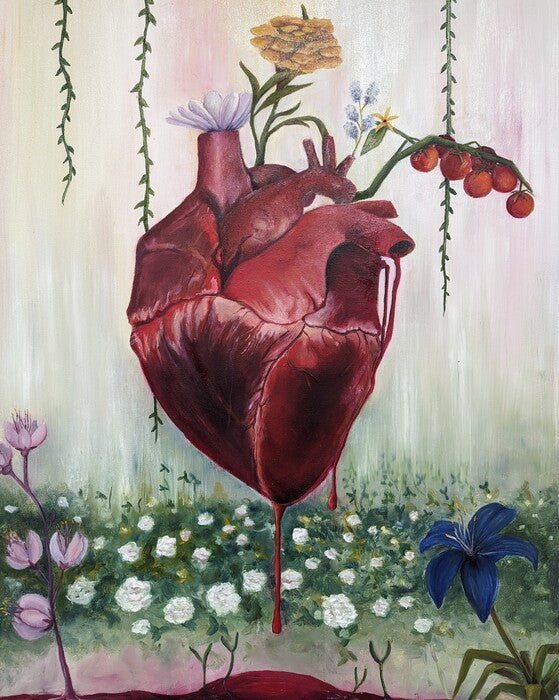Florish/Perish, 2023, oil on canvas, 30 x 24 in. / 76.2 x 60.96 cm.