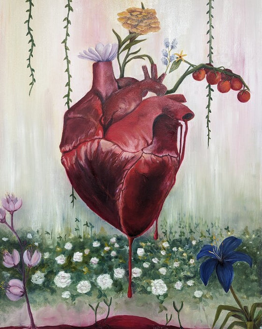 Florish/Perish, 2023, oil on canvas, 30 x 24 in. / 76.2 x 60.96 cm.