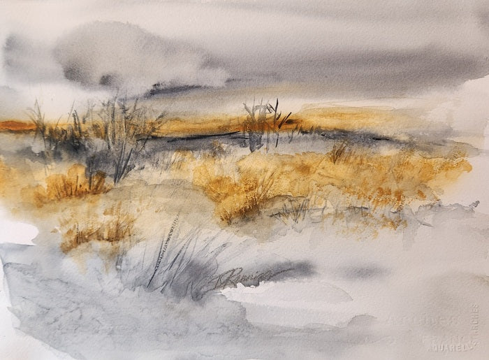 Nisqually Delta, 2024, watercolor, 11 x 14 in. / 27.94 x 35.56 cm.