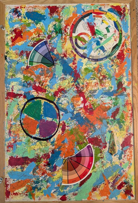 Color Wheel, 2026, acrylic, 24 x 36 in. / 60.96 x 91.44 cm.