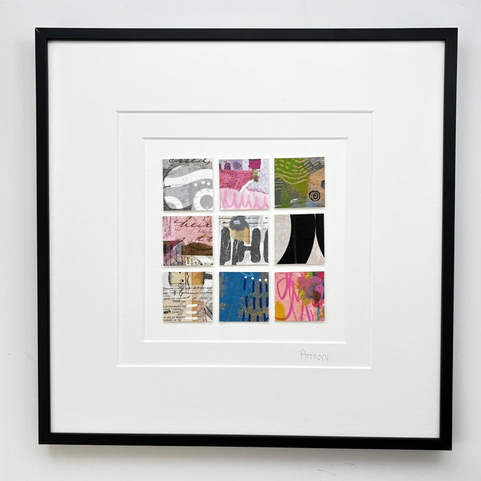 Shared Space, 2025, mixed media, 12 x 12 in. / 30.48 x 30.48 cm.