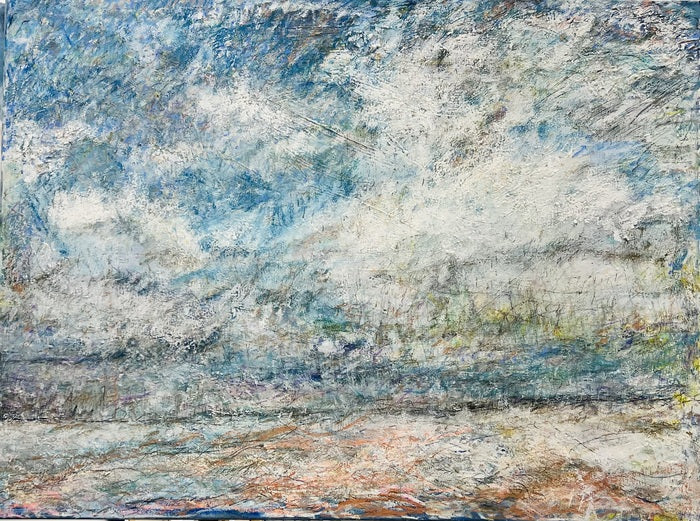Bright Day, 2026, mixed media on canvas, 36 x 48 in. / 91.44 x 121.92 cm.
