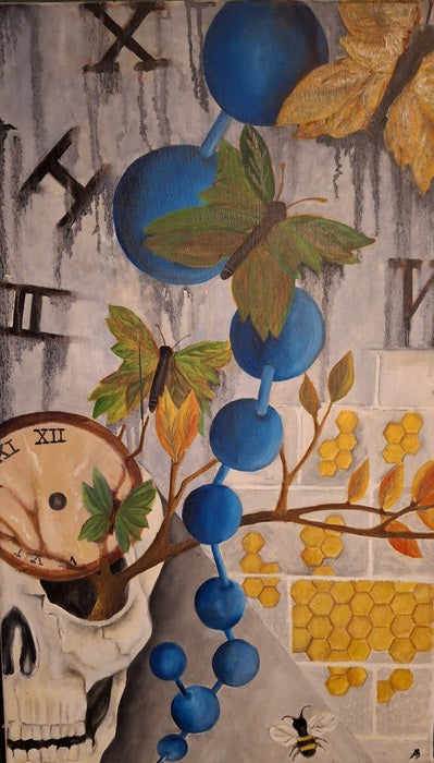 Water is Life, 2023, oil on canvas, 20 x 16 in. / 50.8 x 40.64 cm.