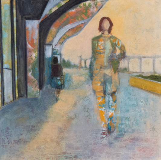 Coming and Going, 2026, oil on canvas, 24 x 24 in. / 60.96 x 60.96 cm.