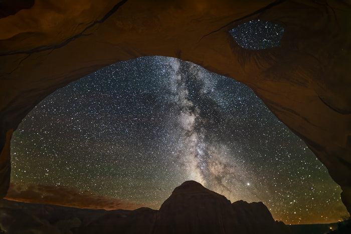 Milky Way in Monument Valley #1, 2025, archival print, 16 x 24 in. / 40.64 x 60.96 cm.