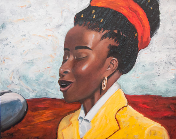 Poet Laurette, 2021, oil on canvas, 24 x 30 in. / 60.96 x 76.2 cm.