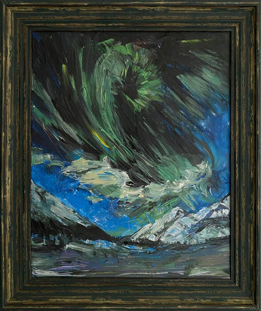 Aurora, 2019, oil on canvas, 24 x 20 in. / 60.96 x 50.8 cm.
