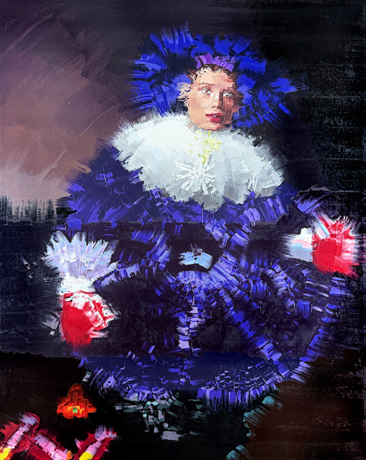 Man Rising, 2026, oil on canvas, 49 x 39 in. / 124.46 x 100 cm.