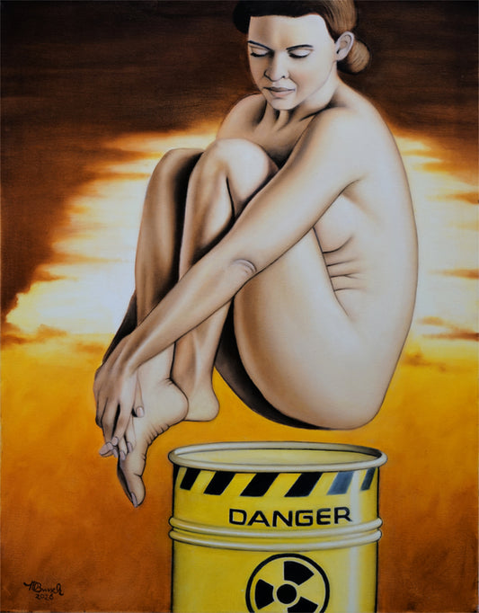 Ashes to Ashes, 2026, oil on canvas, 28 x 22 in. / 71.12 x 55.88 cm.