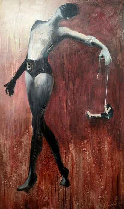 Resilience, 2019, mixed media, 24 x 40 in. / 60.96 x 101.6 cm.