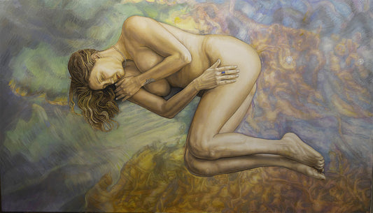 Nebula Dreams Three, 2026, oil, 30 x 52 in. / 76.2 x 132.08 cm.
