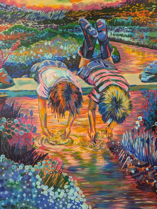 Slow Air, 2025, acrylic on canvas, 70 x 62 in. / 177.8 x 157.48 cm.