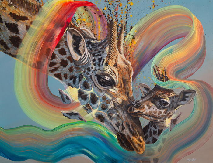 Vanishing Stature, 2026, acrylic and mixed media on canvas, 89 x 116 cm. / 35 x 45.6 in.
