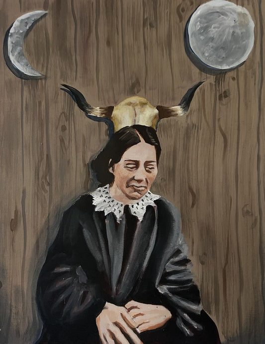 A Great Priestess of Isis, 2026, acrylic, 24 x 20 in. / 60.96 x 50.8 cm.