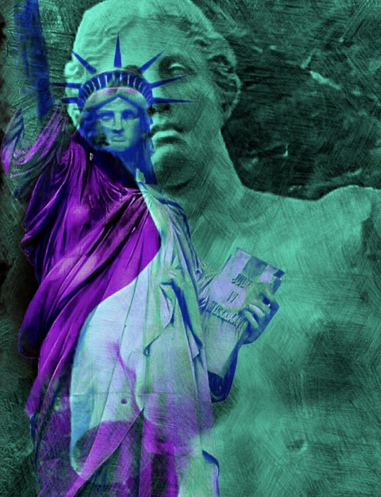 Liberty, Love, Peace and Justice For All (Series), 2026, digitally created, 20 x 16 in. / 50.8 x 40.64 cm.