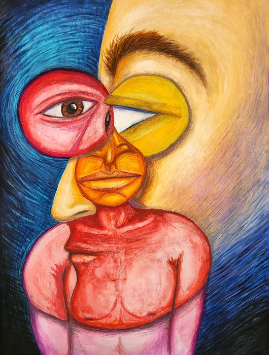 Parts Integrating, 2026, watercolor, 12 x 9 in. / 30.48 x 22.86 cm.