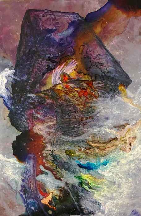 The Void, 2026, mixed media, 24 x 36 in. / 60.96 x 91.44 cm.