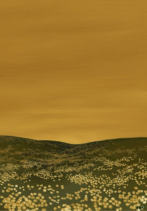 Where Will I Find The Sun, 2025, digital painting, 12 x 8 in. / 30.48 x 20.32 cm.