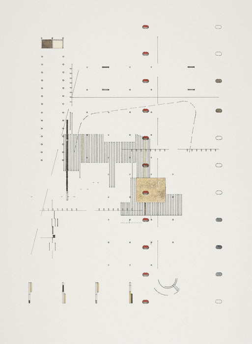 Spatial Geographies | Shed, 2025, mixed media, 12 x 9 in. / 30.48 x 22.86 cm.