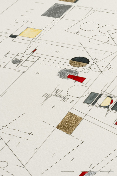 Spatial Geographies | Tannery, 2025, mixed media, 12 x 9 in. / 30.48 x 22.86 cm.