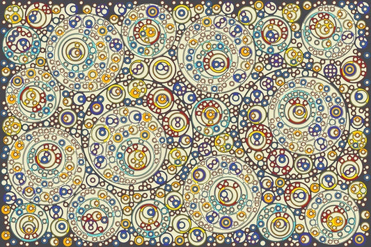 Circular Circles, 2026, digital, 24 x 36 in. / 60.96 x 91.44 cm.
