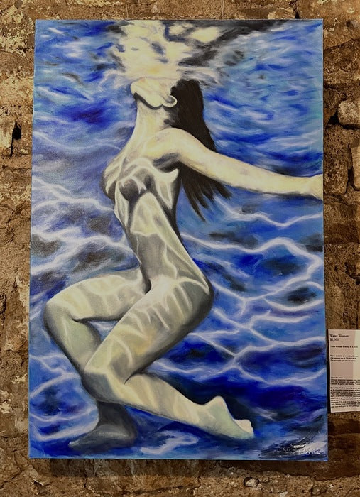 Out of the Depths, 2019, oil on canvas, 40 x 30 in. / 101.6 x 76.2 cm.