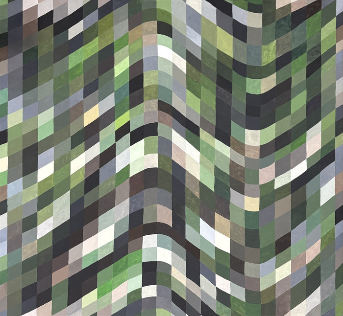 Growing Wealth, 2025, acrylic on canvas, 48 x 48 in. / 121.92 x 121.92 cm.